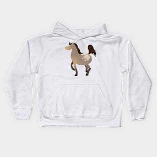 Animal Alphabet H - Horse Kids Hoodie